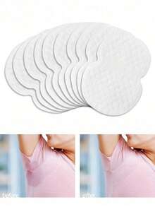 50pcs/Set Odorless Perspiration Absorbing Pads, Suitable For All Skin Types, Breathable One-Time Use Sweat Pads, Necessary For Body Care In Summer, Suitable For Travel, Sports, Outdoor Activities