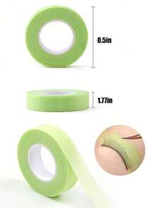 4 rollos de cinta para pestañas, cinta de tela microporosa transpirable para extensiones de pestañas, 9m/rollo, maquillaje, barato, decoración de habitación, tocador, viaje, dormitorio, accesorios de maquillaje - Multicolor - Ver 6