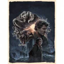 1 pièce/3 pièces Affiche murale Art optionnel Cadre Série américaine de drame "The Last of Us" Saison 2 Jeu zombie populaire "The Last Survivor" Collection d'affiches vedette Impression HD sur canevas de style vintage. Décoration de maison, chambre à coucher, bar fond