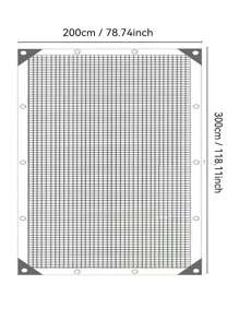 Red de sombra anti-UV para exteriores, red de protección solar para jardín, red de aislamiento térmico, red de privacidad para balcón, red de sombreado para invernadero, red de sombreado agrícola