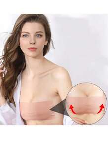 1 Roll 5M Boob Tape Lift Firm Your Breasts, Nipple Cover Breathable Breast Lift Tape For A-E Cup Large Breasts!