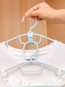 10/20/50 piezas Mini perchas para almacenamiento de guardería, diseñadas para ganchos de armario para maximizar el espacio, de doble uso como accesorios de decoración de habitación, ideales para guardar ropa de bebé, baberos, paños de eructo y diademas