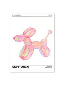 Pink Angel Number Flower Market Exhibition Abstract Poster Gallery For Living Room Decor Poster And Prints Canvas Painting Wall Pictures Living Room Decoration Paintings Gifts Optional Frame ,Wall Art With Frame - Multicolor - View 52