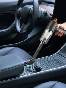 Aspirateur sans fil haute puissance 120 W, chargement USB pour la maison et la voiture, aspirateur à main, forte aspiration, fonctions d'aspiration et de soufflage uniques, batterie 2000 mAh