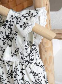 2pcs/Set Cute Fashionable Newborn Baby Girls Sleeveless Romper And Hat, Summer