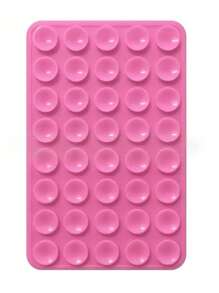 4/2/1 Pcs Silicone Suction Cup Square Phone Case Back Stand With 40pcs Double-Sided Suction Cups, Silicone Hands-Free Phone Holder For Selfie And Video Shooting (3 Colors)