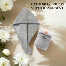 2 Pcs Thick Hair Dry Towel - M0501 - View 5