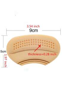 Gel Heel Pad For Women, Anti-Slip & Friction-Reducing Heel Grips For Shoes, Adjust Shoe Size Up To 0.5 Size