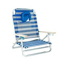 Ostrich South Beach Sand Chair, Portable Outdoor Camping Pool Lounger, Striped - - Default - View 4