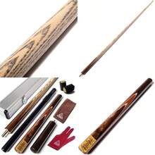 57 Handcraft 3 4 Jointed Snooker Cue With Mini Butt End Extension Packed In Aluminium Cue Case D303 - D303 - View 1