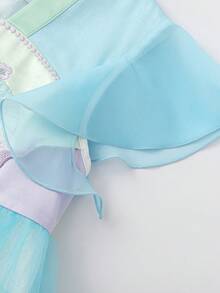 Balabala Girls' Cheongsam Dress 2025 Summer Hanfu Qipao