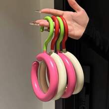 [360° Swivel] Dopamine-Free Drill Multi-Functional Hanging Rack! Scarves, Hats, Bags All-In-One Storage, Round Scarf Display Super Eye-Catching