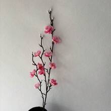 5 件/3 件/1 件人造梅花假冬甜长茎塑料花，适用于婚礼、家庭办公室、卧室派对、餐桌中心装饰、室内或室外花园装饰、生日、周年纪念日、情人节节日礼物（不含花瓶）、毕业礼物 - 彩色 - 查看 20