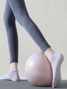 3/6/9 Pairs/Pack Women's Thin Summer Style Breathable Mesh Exercise Yoga Pilates Aerobics Silicone Anti-Slip Running With Ears Sock - Multicolor - View 8