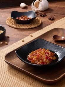 1pc/4pcs Seasoning Dip Bowl, Sturdy And Shatterproof, For Dips And Condiments, Sauce Tray, Snacks, Side Dishes, Cheese And Ketchup, Ideal Kitchen And Restaurant Match, Christmas Gift,School Supplies