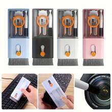 Ferramenta de Limpeza de Teclado 10 em 1 (1 peça), Escova Multiuso, Adequado para Telefone, Fones de Ouvido, Computador, Laptop, Relógio, Câmera, Lente, Caneta de Limpeza Profissional, Ferramenta de Limpeza de Fone de Ouvido Portátil