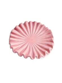 1pc Nordic Style Ceramic Wave Trinket Dish, Ins Style Ceramic Home Decor, Bedroom Decor, Holiday Gift, Birthday Blessing, For Boyfriend Or Girlfriend For Women Storage Organizer Travel Essentials Gift