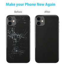 Tapa trasera de cristal de repuesto compatible con 12 de 6.1 pulgadas para todos los operadores, con juego de herramientas de reparación - Multicolor 12 - Ver 10