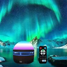 1pc Galaxy Star Projector, USB Powered Rotating Night Light, Fantasy Theme Decor For Bedroom, Perfect For Christmas, Camping, Wedding, Halloween, Desk Lighting