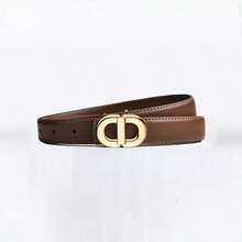 1 件女士字母装饰皮带，设计独特百搭腰带，适合牛仔裤和西装，风格夏季、秋季、秋季、万圣节 - 新款女士細腰帶 - 查看 3