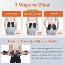 ZhuiWei 1pc Adjustable Sports Waist Support Belt With Breathable Mesh & Double Drawstring For Outdoor Hiking, Camping, Fitness Gym Accessories Lumbar Girdles