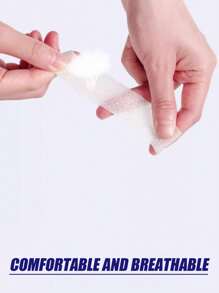 0,98 pulgadas * 177 pulgadas Protectores adhesivos para los dedos de los pies, protector de talón elástico transpirable, producto para el cuidado de los pies, plantilla para tacones altos, pegatina antiabrasión, accesorios para zapatos, accesorios de gimnasio