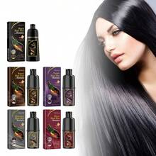 EELHOE Gray Hair Dye Shampoo (Silver Gray) Gentle Non-Irritating Moisturizes Scalp Easy Color Change Hair Shampoo - 1 - Xem 2