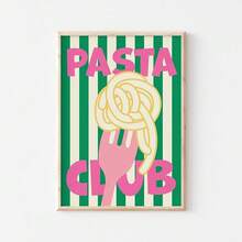 1幅/3幅墙面艺术海报,可选画框,现代复古风格,意大利面、咖啡、浓缩咖啡主题帆布画,适用于办公室、厨房、家居装饰 - 彩色 - 查看 19