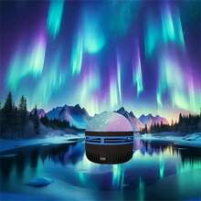 1pc Galaxy Star Projector, USB Powered Rotating Night Light, Fantasy Theme Decor For Bedroom, Perfect For Christmas, Camping, Wedding, Halloween, Desk Lighting