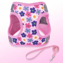 Pet Supply Step In Dog Harness For Small Dogs No Pull, X-Small, Floral - Adjustable Harness With Padded Mesh Fabric And Reflective Trim - Buckle Strap Harness For Dogs - Multicolor - View 14
