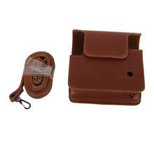 Protective PU Leather Camera Case Bag With Strap For Fujifilm In-Stax SQ6 (Brown) - Multicolor - View 8