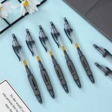 20pcs Retractable Gel Pens, 0.5mm Black Neutral Gel Pens, Retractable Gel Ink Ballpoint Pens, 10 Sets Of Gel Pens + 10 Gel Pen Refills, Suitable For Diary, Office, School And Home Writing