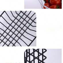 1pc Minimalist Small Metal Basket, Girls' Fruit Basket Tabletop Storage Basket, Korean Style Prop For Photography - Black - View 4