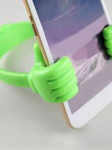 Suporte flexível para telemóvel e tablet em forma de polegar, suporte universal para telemóvel, essencial para pessoas preguiçosas, portátil, adequado para escritório, casa e outras ocasiões, presente de aniversário e formatura, suporte universal para telemóvel, para ver filmes na cama - Multicolorido - Ver 3