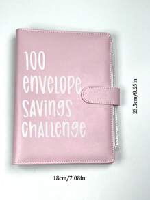 100 Envelope Savings Challenge Kit With A5 Budget Binder - Achieve $5,050 Goal Tracker For Cash Stuffing & Financial Planning | Family-Friendly Money Saving Book With Progress Chart,School Supplies,Back To School