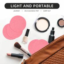25 Stücke/Packung Einweg-Kompression Gesichtsreinigungsschwämme, parfümfrei aus Cellulose Holzzellstoff-Baumwolle, für Ästhetiker Gesichtsreinigung, Hautverjüngung, Make-up Restentfernung, wiederverwendbar, geeignet für alle Hauttypen