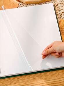 大尺寸亚麻相册，自粘磁性剪贴簿相册，情人节生日礼物，婚礼留言簿，DIY剪贴簿，40页，28x26.5厘米