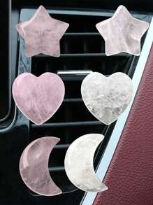 3pcs Crystal Moon Star Love Car Air Outlet Decorative Clip Car Air Conditioning Port Decorative Clip