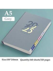 2025 Planner Spanish/English Notebook January To December A5 Agenda PU Leather Cover School Agenda Weekly Monthly Diary Organizer Learning Office Supplies Stationery Back To School - A5 - View 41