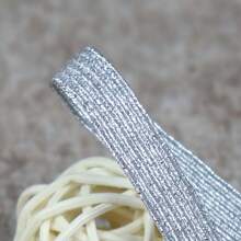 2 Yards 3/6/9mm Glitter Elastic Band Rubber Band Stretch Rope For Sewing Fabric DIY Handmade Garment Accessories