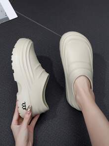 1 Pair Women's Non-Slip, Waterproof, Oil-Resistant Kitchen/Food Service/Hotel Back-Of-House Work Shoes With Soft Soles