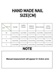 10 pezzi di unghie finte premontate, rimovibili, realistiche, con design originale, lunga e appuntita, con motivi blu disegnati a mano dal senso meccanico estivo, effetto sfumato minimale rosa, con adesivo e colla per unghie, adatto per donne e ragazze