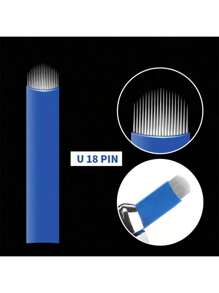 10pcs Microblading Needles Tattoo Needles Permanent Makeup Blade Pin 12 14 16 18 U18 21 Manual Eyebrow Pen Blades