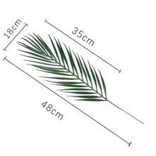 5 Stücke/10 Stücke/20 Stücke künstliche Palmenzweige, Gefälschte tropische Palmenblätter Kunststoffgrünpflanze Faux Arecastamm Dschungel-Boston-Dekoration für Innen- und Außenbereich, Hochzeit, Geburtstag, Party, Arrangement, Gartendekoration, Outdoor-Pflanze, Gartenbau, Künstliche Pflanze - Verschiedenfarbig - Übersicht 14