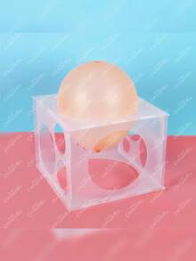 Calibrador para Globos Tipo Cubo Mica Armable 11 Medidas Diferentes Desarmable GRUPO CARNAVALLIA - transparente - Ver 6