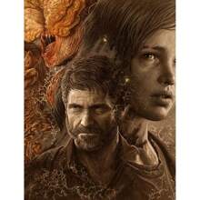 1 pièce/3 pièces Affiche murale Art optionnel Cadre Série américaine de drame "The Last of Us" Saison 2 Jeu zombie populaire "The Last Survivor" Collection d'affiches vedette Impression HD sur canevas de style vintage. Décoration de maison, chambre à coucher, bar fond