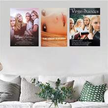 1 Pc Optional Frame Posters Wall Arts Pop The Virgin Suicides Classic Movie Poster Suspenseful Love Film Canvas Painting Print Wall Art Picture For Living Room Home Decor