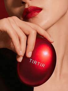 TIRTIR MASK FIT 24W 玫瑰米色气垫粉底，轻盈遮瑕，柔雾透气妆效，保湿微晶薄纱，不易脱妆，无油祛痘配方，保湿磁芯，真空密封旅行迷你装，韩国彩妆，18克/0.63盎司 - 24W SOFT BEIGE - 查看 9