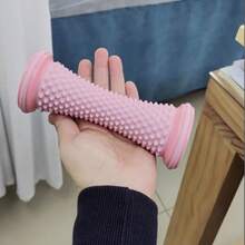 1pc Foot Roller For Planta Fasciitis Relief - Deep Tissue Massage Tool For Blood Circulation & Pain Relief, Reflexology Trigger Point Therapy For Arch Or Heel Recovery, Purple PVC Foot Massager For Home Use, Relaxation Accessory | Ergonomic Design | Durable PVC Roller, Foot Therapy Roller | Plaid Pattern | PVC Material, Heel Pain Relief, Best For Christmas, Perfect For Thanksgiving - Purple - View 6