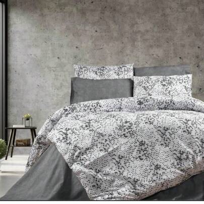 NOVARIA HOME - 2/3-teiliges Bettbezug Set - 135*200 1 Kissenbezug 50*70 - 200*200 2 Kissenbezüge - 220x240 2 Kissenbezüge - Hergestellt in der Türkei